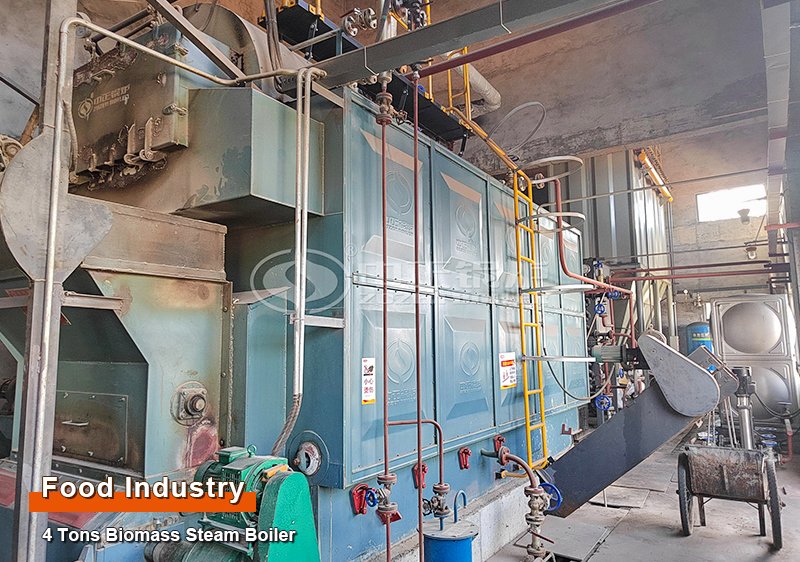 4-Ton Biomass Steam Boiler in the food Industry